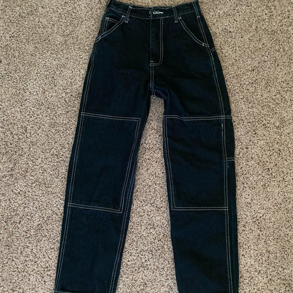 High waisted jeans